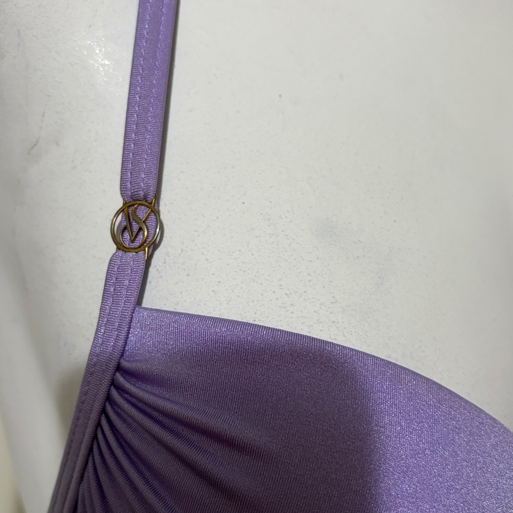 Victoria's Secret Lavender Twist Push Up Bikini Top Size 36A - Picture 2 of 9
